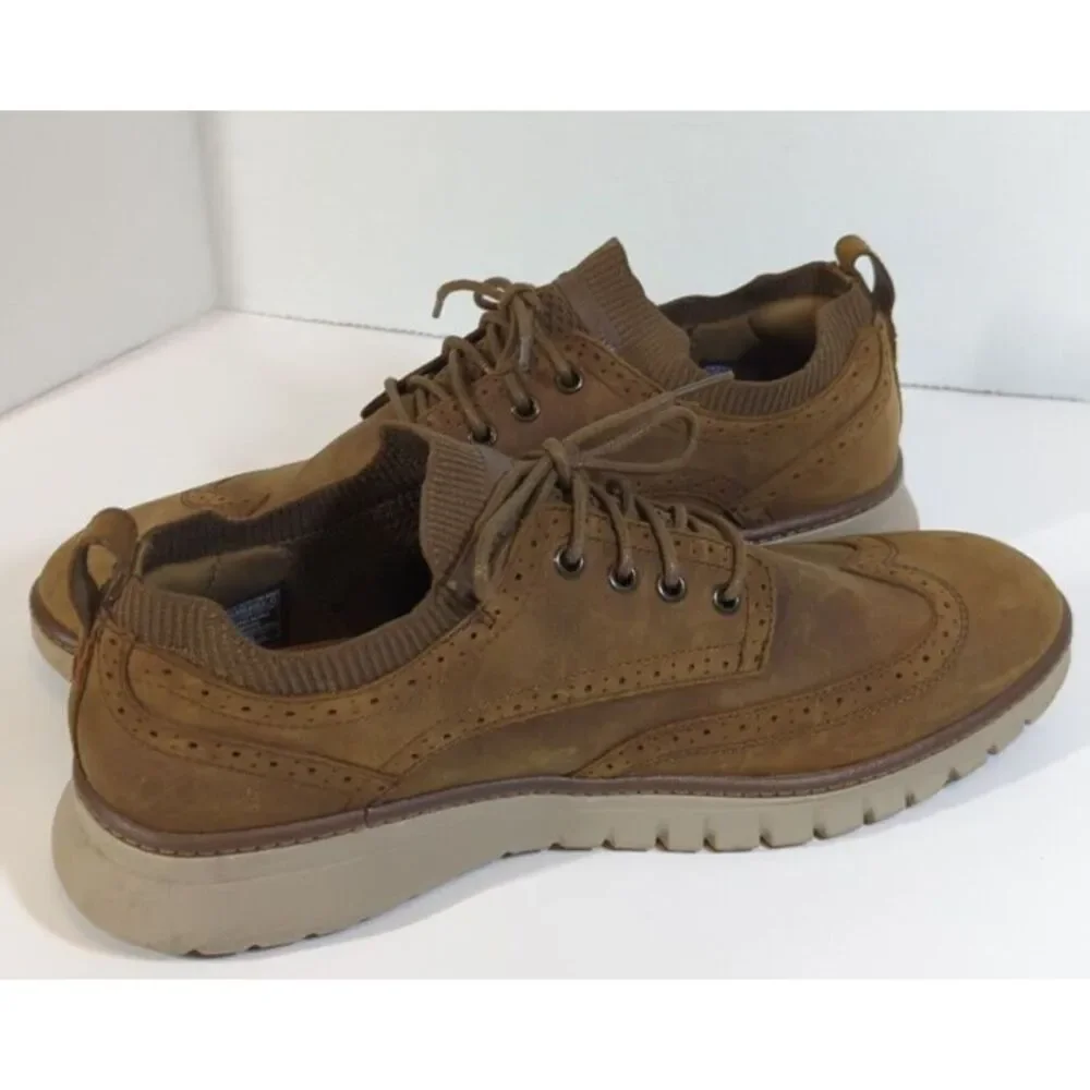 Mark Nason Neo Casual Decon Brown Oxfords Wingtip & Brogue Shoes Sz‎ 11.5
